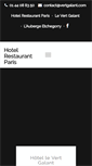 Mobile Screenshot of hotel-restaurant-paris.com